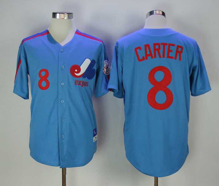 Montreal Expos #8 Gary Carter Mitchell And Ness Blue Stitched Jersey,We sell and wholesale Montreal Expos #8 Gary Carter Mitchell And Ness Blue Stitched Jersey on line form chian!
